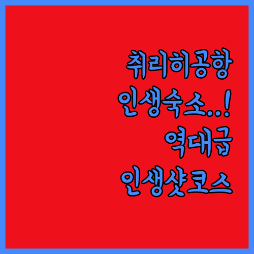 스위스 취리히 공항 인근 숙소 정보와 인생 사진 건지는 여행 코스 분석